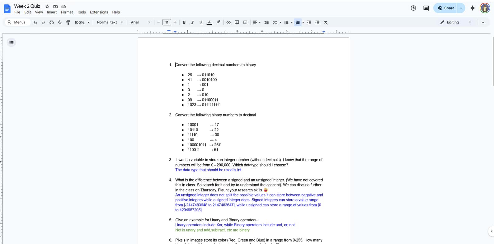 Computer Science learning materials by Vijay