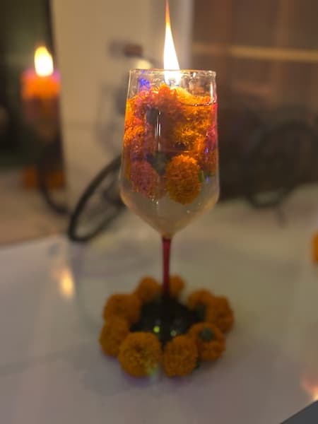 Kanika enjoying a hobby outside teaching