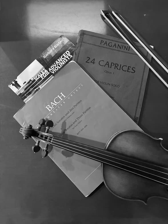 Violin learning materials by Robert