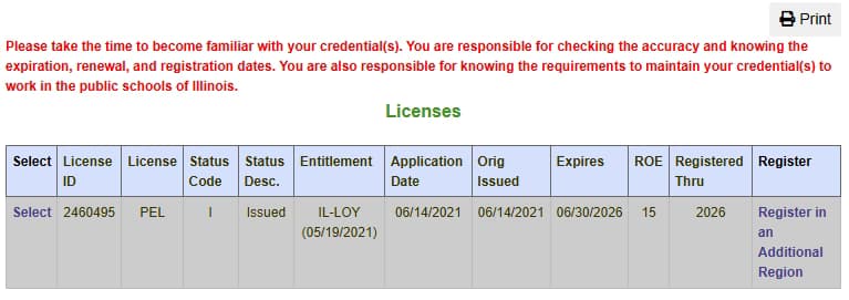 Verified degree or teaching certification of Matt
