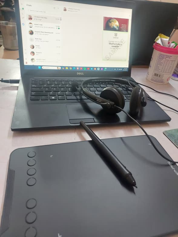 Teaching setup of Mohd for private tutoring