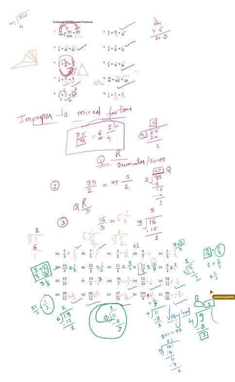 Live performance with Mathematics by Anju