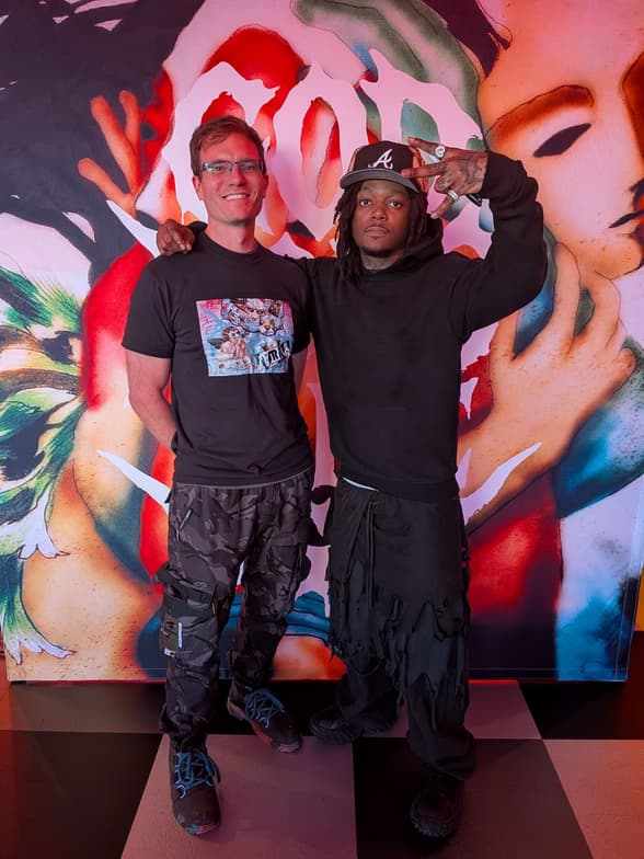 Travel snapshot of John during a trip