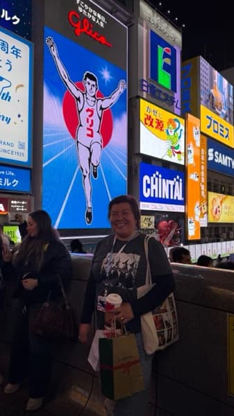 Travel snapshot of Cristina during a trip