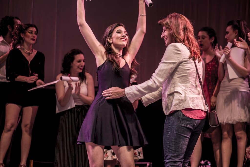 Camila graduated from Proscenio Escuela de Teatro Musical