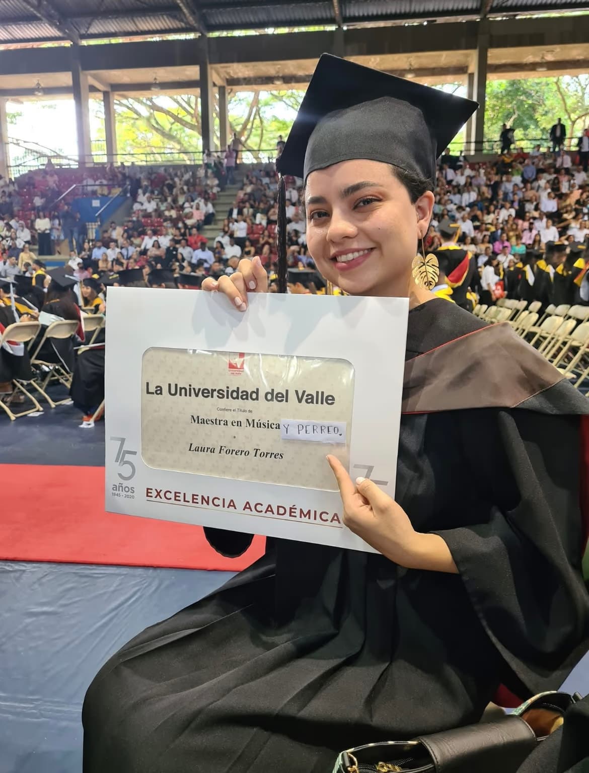 Laura graduated from Universidad del Valle
