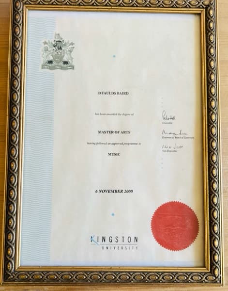 Dee graduated from University of Strathclyde - Graduated in 1997