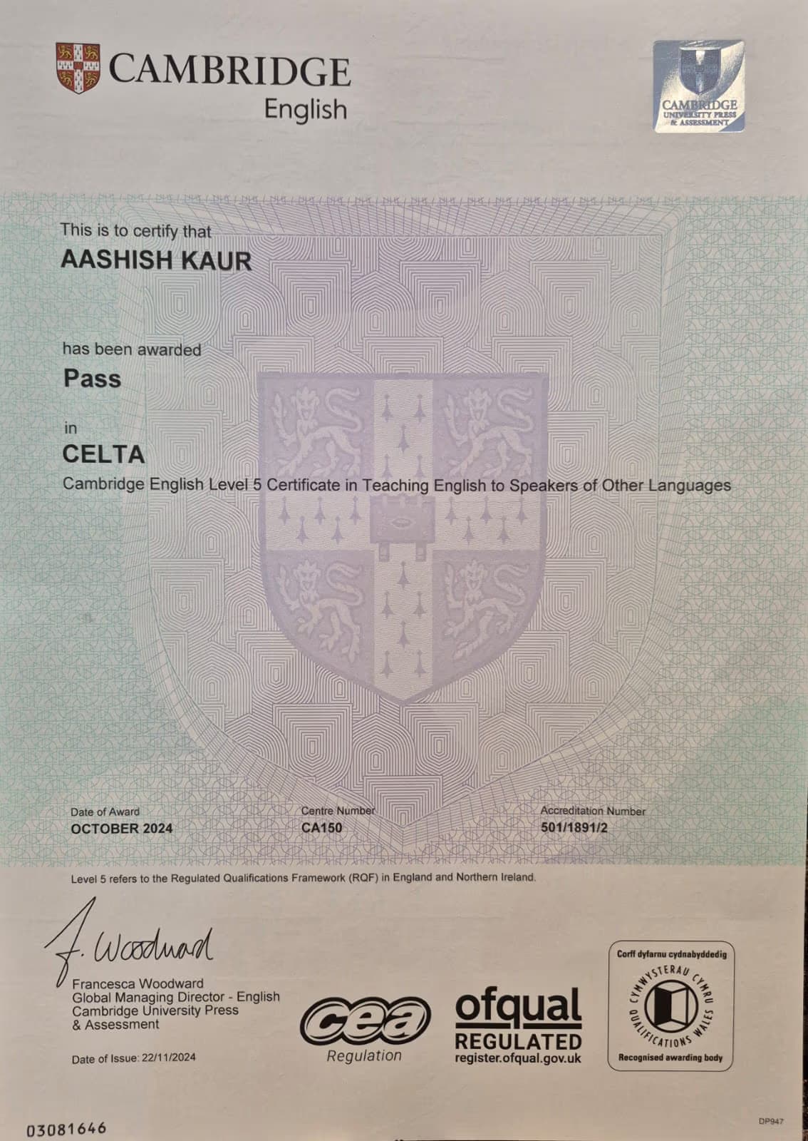 Aashish graduated from Niagara College, Toronto, Canada