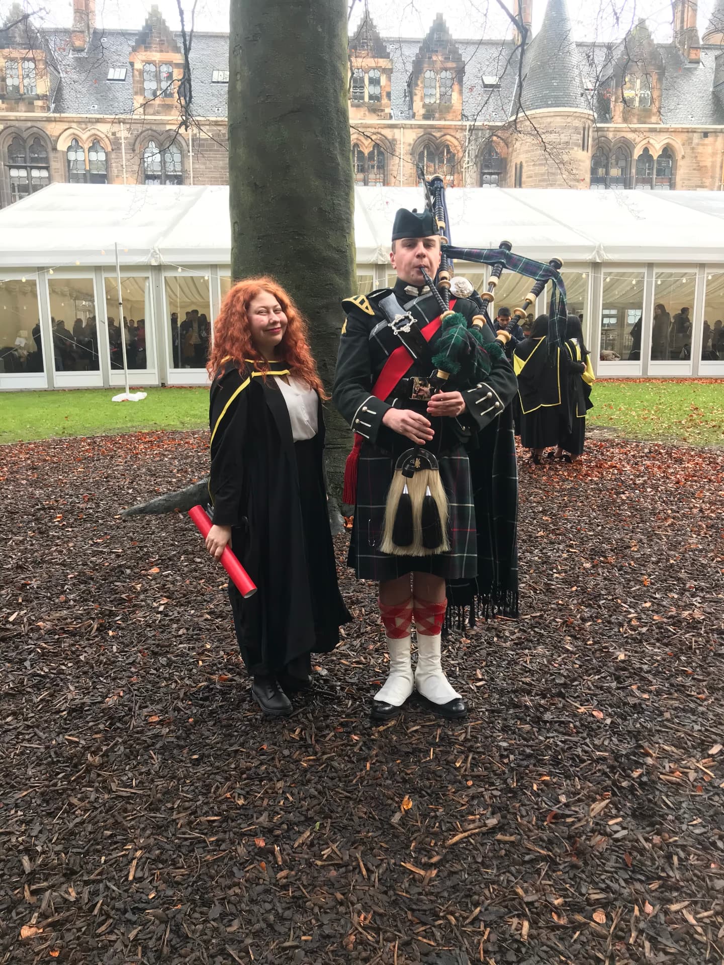 Dina graduated from The University of Glasgow