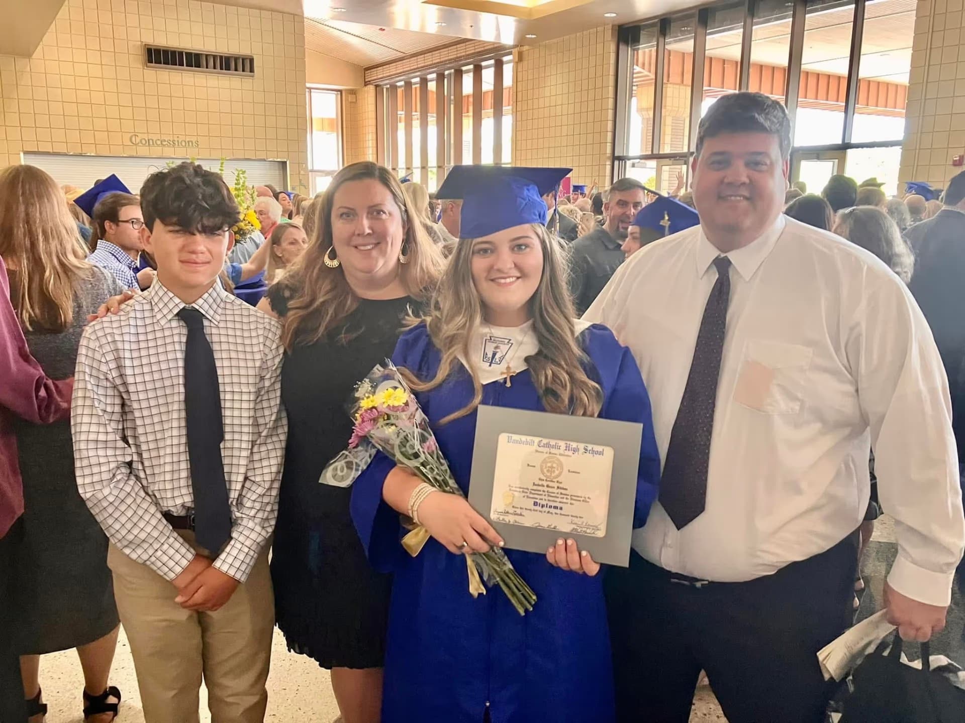 Isabella graduated from Louisiana State University