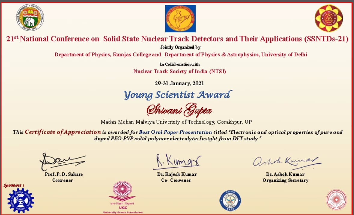 Shivani graduated from DDU