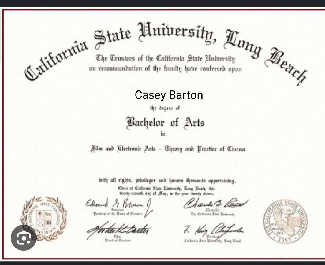 casey graduated from ucs long beach